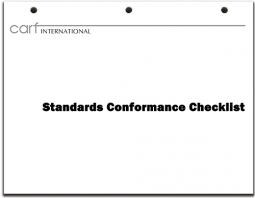 2023 Continuing Care Retirement Community Standards Conformance Checklist (Printed Copy)