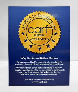 CARF Europe Accredited Table Tent Signs: CARF International Online Store